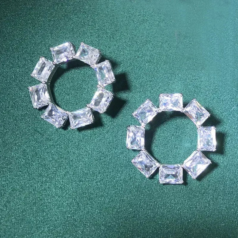 Original Drop Earrings 2025 New Trendy Crystal Fine Jewelry Sets Designer Earring Gift Party Jewelry for Women