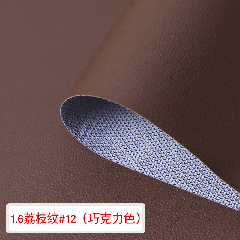 Artificial Leather For DIY Bag Material Fabric , Faux Leather Nice PU Leather 50*160cm Upholstery Furniture Fabric 0.65mm