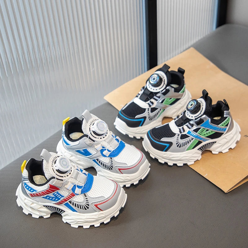 Children Shoes Children's sports shoes 2025 summer new style boys' single net light soled running shoes girls' casual kids shoes