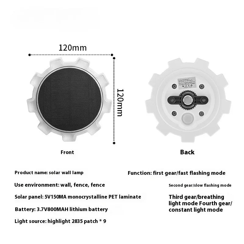 Solar Outdoor Light  Outdoor Garden Lamps, Decorative Atmosphere, Outdoor Garden Wall Lamps