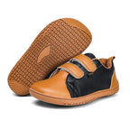 Children Shoes Kids Barefoot Shoes Boys Girls Wide Toe Minimalist Fashion Sneakers Lightweight Hook Loop Artificial Leather Walking Flats