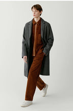 Double-sided Wool Autumn Winter Men's Coat Dark Grey Loose Plus Size Fat 150KG 4XL Coat Outdoor Cold and Warm Quality Men's Wear