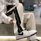 Men's Pants Male Summer New Fashion Olid Color Mens Cozy Trousers Baggy Streetwear  Lightweight Casual Straight-leg Pants