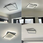 Bedroom Light Modern Minimalist Art Designer Suction Top High-end European Light Luxury Creative Ultra-thin Square Room Light