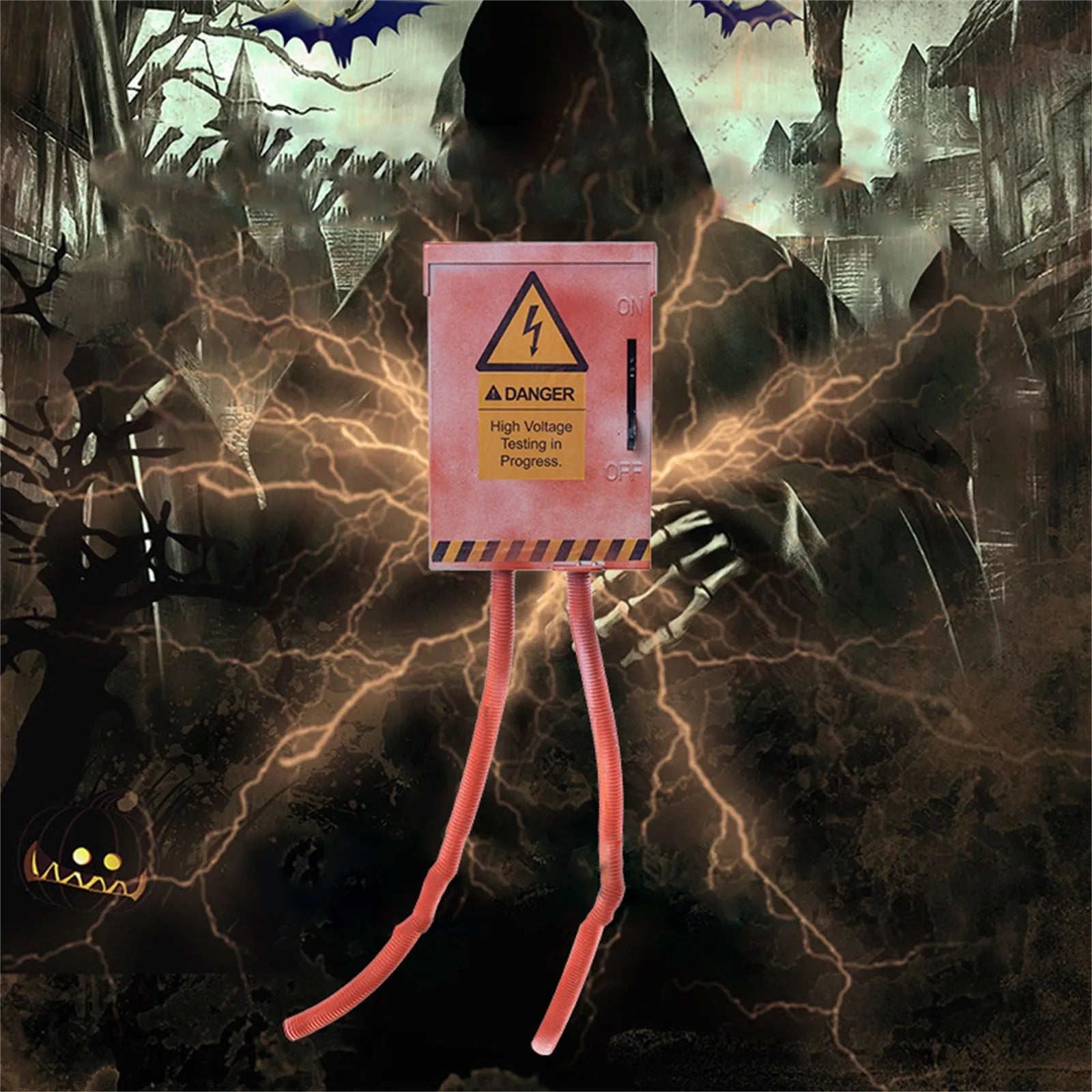 Halloween Haunted House Scares Electric Box Props Light And Sound Terrifying Atmosphere Venue Decor Pranks For Haunted house