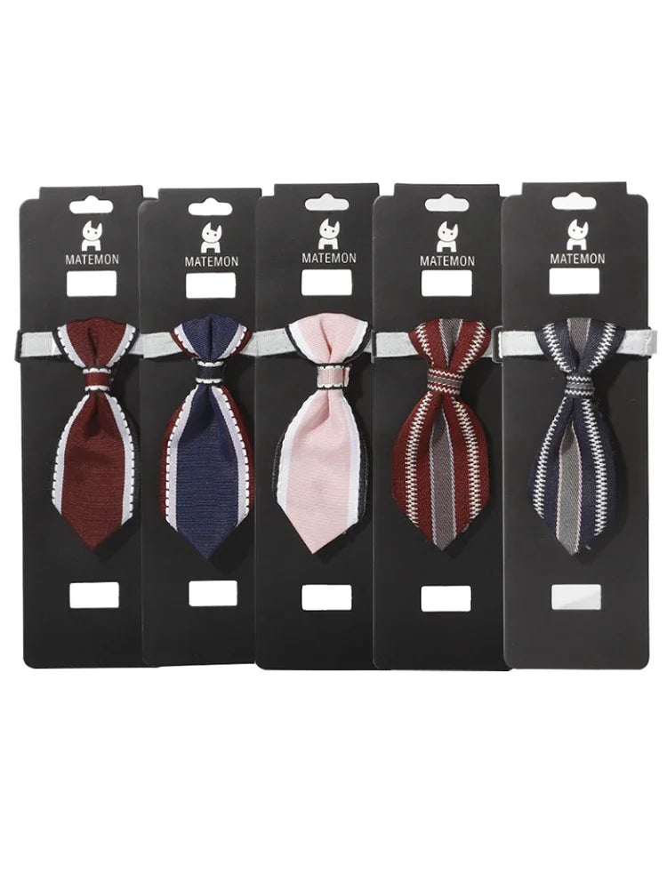 Pet Collar Pet Tie Adjustable Cat Dog Collars Pet Collar Small Medium Large Dogs With Bells Bow Tie Collar Dog Accessories Soft Oxford Puppy Collar