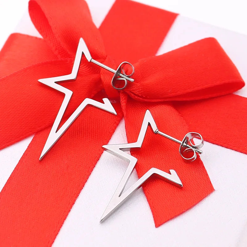 Stud Earrings New Design For Women Men 316l Stainless Steel Earring IP Plating No Fade Allergy Free