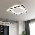 Bedroom Light Modern Minimalist Art Designer Suction Top High-end European Light Luxury Creative Ultra-thin Square Room Light