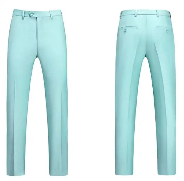 Men Formal Pants, 2025 New Elegant Man Office Work Pant, Casual Polyester Fiber Trousers Men 17 Colors Pantalones Hombre