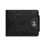 Men's Wallets With 100 US Dollar PatternWallet Male Leather Walet Photo Card HolderFashion Large Capacity Wallet Purse Bag