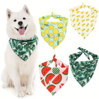 PrimePets Dog Bandanas - Cool & Durable Breathable Polyester Scarves for Summer Fun - Fashionable Accessories