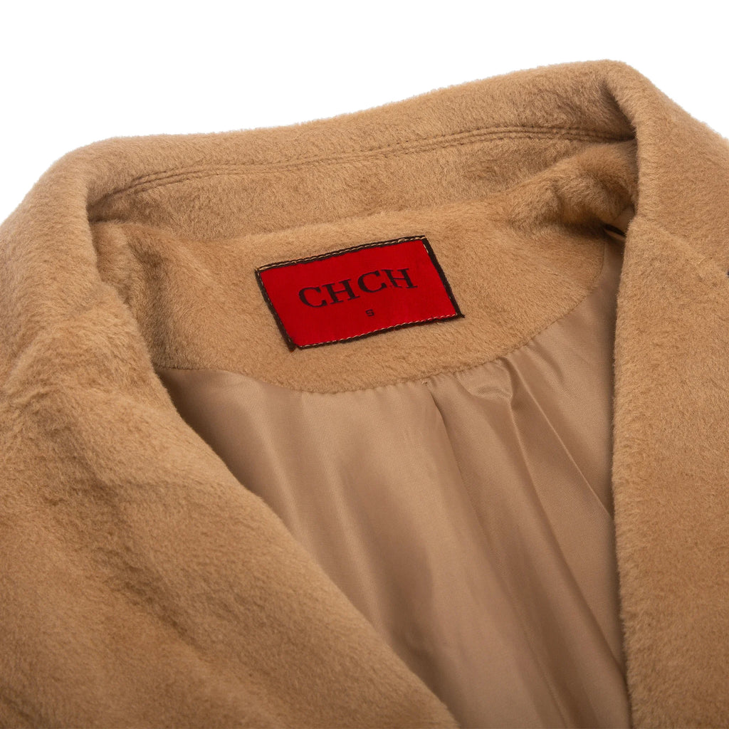 Women's Woolen Coats Vintage Belt Long Coats Casual Loose Solid Lapel Woolen Coat Female Winter Elegant Chic Street Outwear