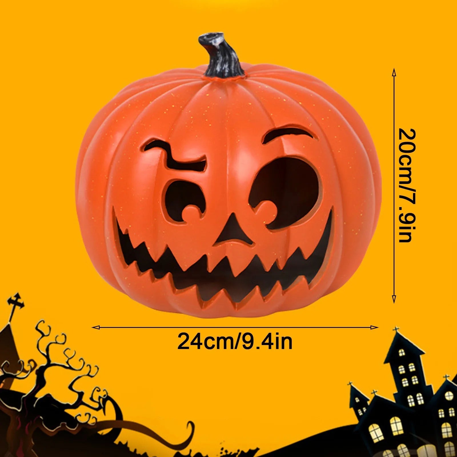 Halloween Decor LED Scene Layout Home Decoration Props Bar Horror (Without Battery) Scary Halloween Pumpkin Party Supplies
