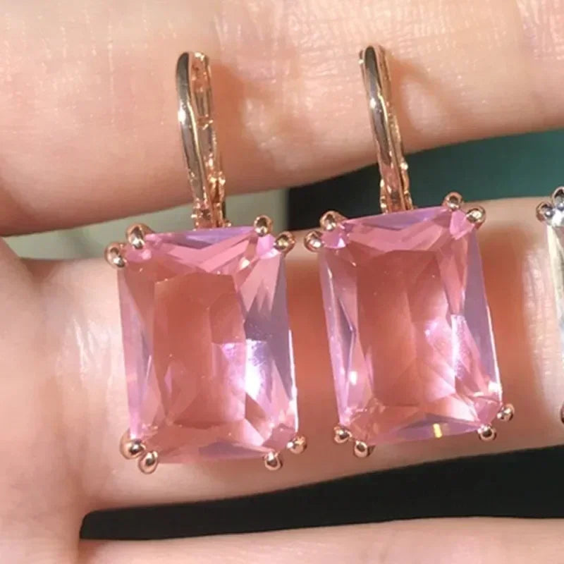 Original Drop Earrings 2025 New Trendy Crystal Fine Jewelry Sets Designer Earring Gift Party Jewelry for Women