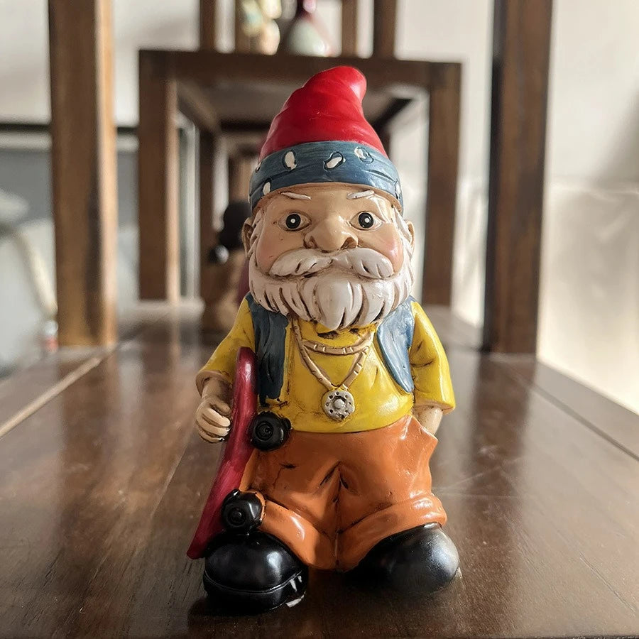 Creative Garden Statues Outdoor Gardening Dwarf Ornaments Resin Crafts Resin Funny Household Desktop Statue Indoor Outdoor Decor