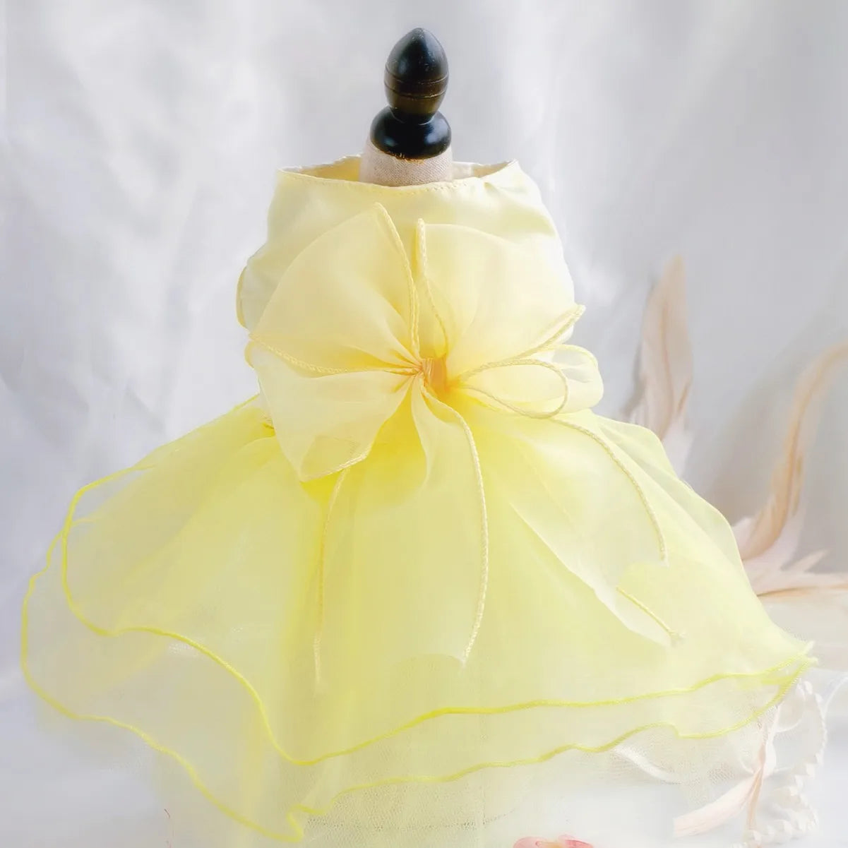 Pet Dresses Pet Clothes Dog Wedding Dress Prom Party Princess Dresses for Small Dogs Luxury Dog Clothes Puppy Cat Costume White Pet Supplies