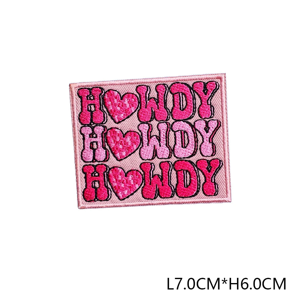 Valentine's Day Emblem Clothing Accessories Badge Sticker Embroidered Embroidery Sticker Iron-on Patches