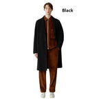 Double-sided Wool Autumn Winter Men's Coat Dark Grey Loose Plus Size Fat 150KG 4XL Coat Outdoor Cold and Warm Quality Men's Wear