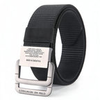 Men Belts Automatic Buckle Metal Webbing Belts for Men Canvas Nylon High Quality Strap Casual Sports Belt