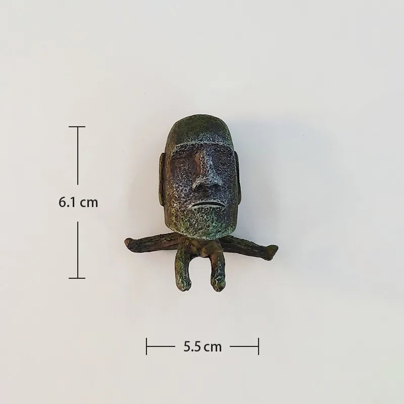 Easter Island Statues Chile Souvenirs 3D Fridge Magnets Resin Refrigerator Magnets Sticker Handicraft Collection Gift Decoration