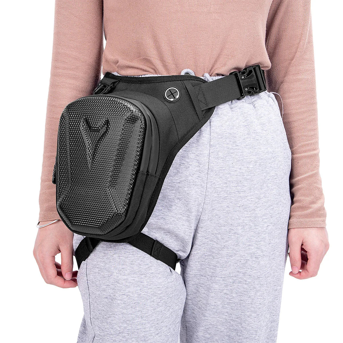 Motorcycle leg bag, waterproof rider waist bag, cycling bike, crossbody bag, motorcycle equipment