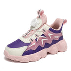 Children Shoes Luxury Origin Girls Sneaker Autumn Luxury PU Leather Platform Kids Casual Sneaker Girls Sports Shoes Size 29-38