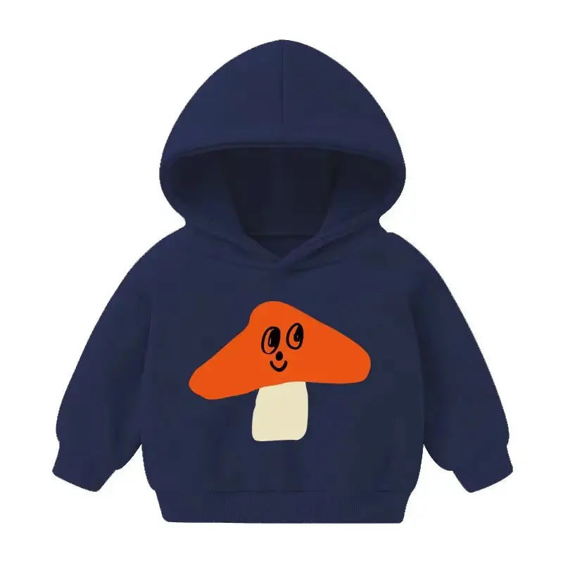Winter Kids Hoodies Plus Velvet Sweatshirts for Boys Thicken Warm Children Pullovers Girls Outerwear Toddler Sweaters Clothes