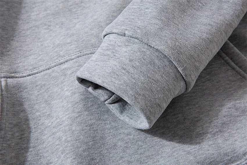 Men's Hoodie - Fashionable Streetwear with Kangaroo Pocket, Made of Comfortable Cotton Blend