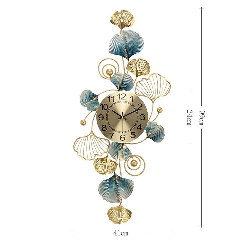 Bathroom Aesthetic Clock Wall Luxury Mechanism Modern Minimalist Modern Luminous Bedrooms Relogio De Parede Home Decoration