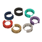 1Pair 14mm Colorful Stainless Steel Round Stud Popular Earring Hoops For Women Simple Metal Circle Small Earrings Jewelry Supply