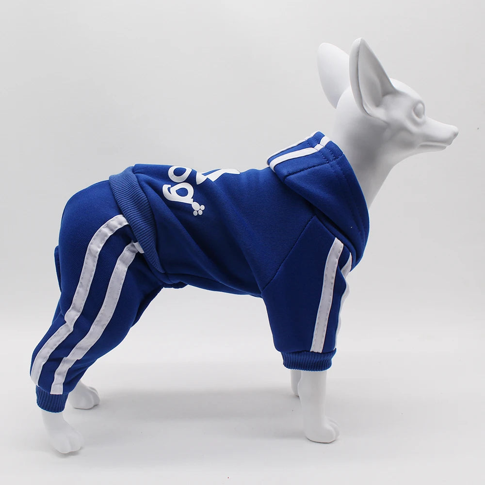 name-branded clothes Brand Design Adidog Clothing Dog Jumpsuit Sports Suit Spring Dog Clothes for Small Dogs Chihuahua Terrier Beagle Pet Apparel