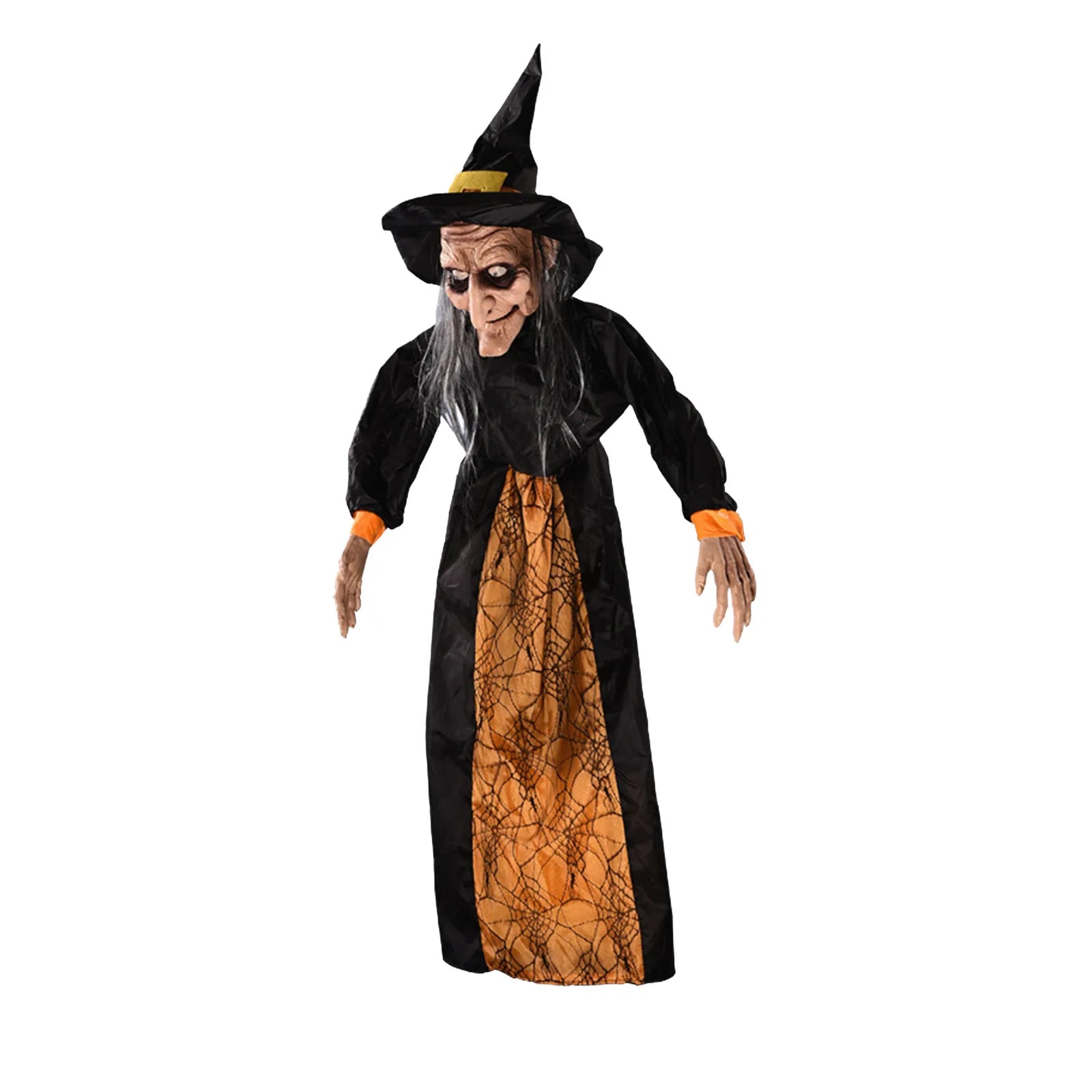 Halloween Sound Activated Horror Electric Witch Toy Halloween Bar Outdoor Decoration Props Halloweeen Decorations
