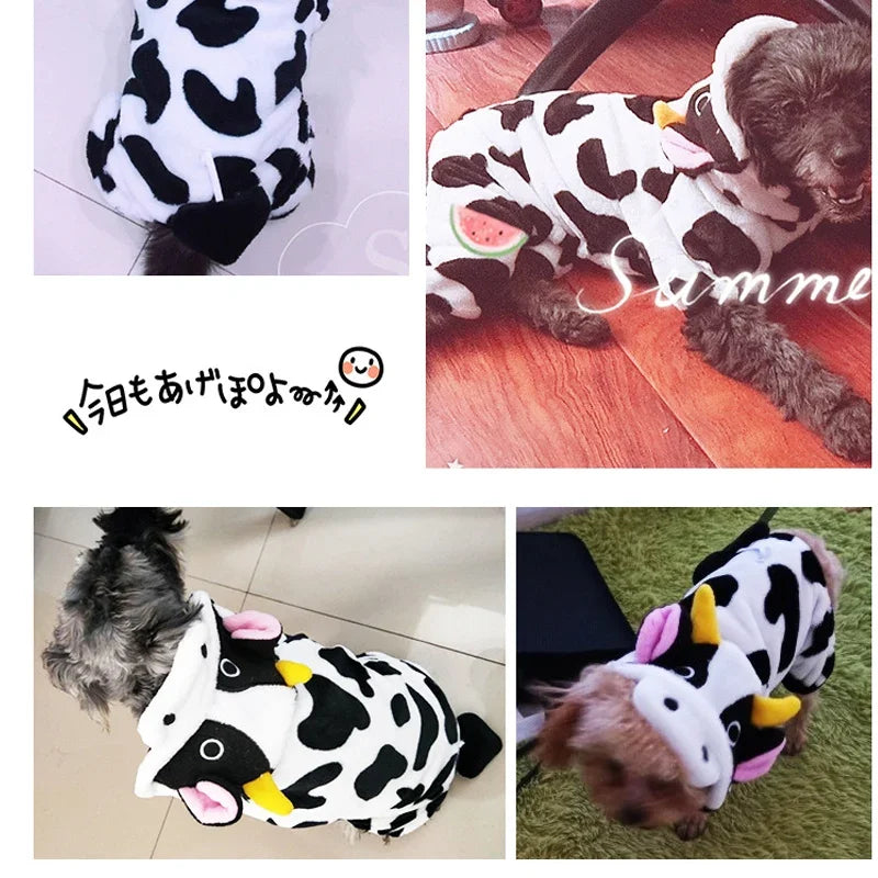 Pet Dog Clothes Soft Warm Fleece Dogs Jumpsuits dog hoodie Pet Clothing for Small Dogs Puppy Cats Hoodies Chihuahua Yorkshire Costume Coats