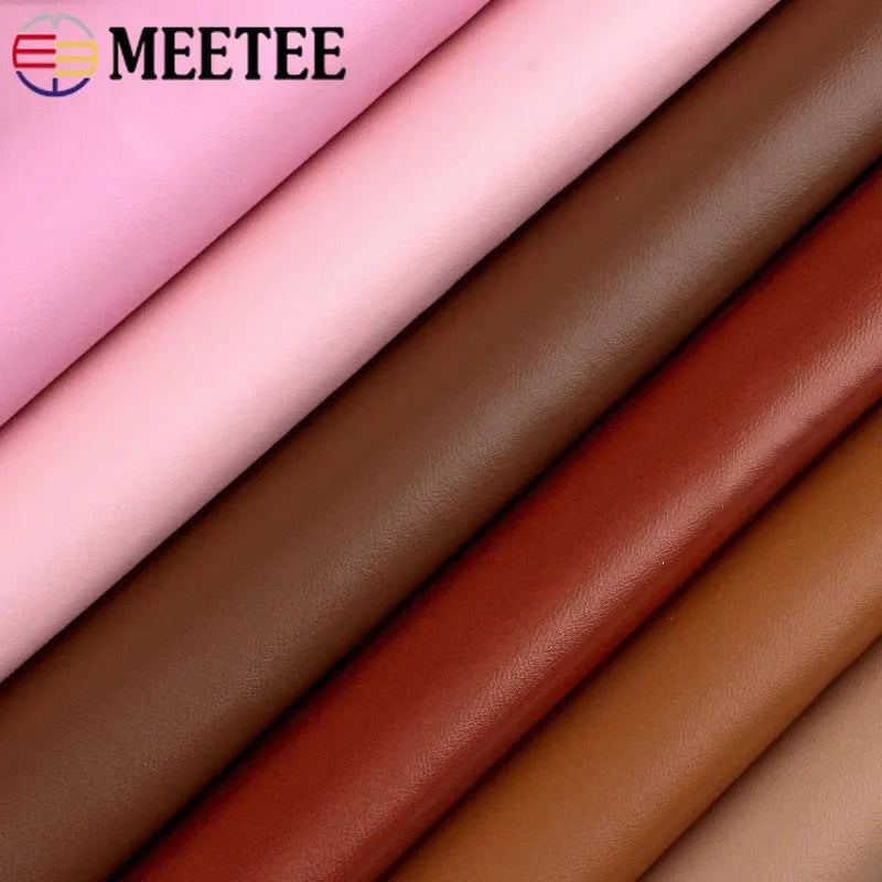 100*137cm 0.7mm Leather PU Fabric Wear-resistant Artificial Leathers Material for Sewing Bag Luggage Sofa Car Handmade Material