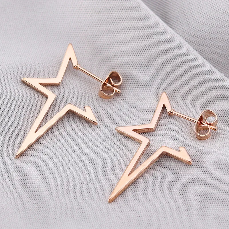 Stud Earrings New Design For Women Men 316l Stainless Steel Earring IP Plating No Fade Allergy Free
