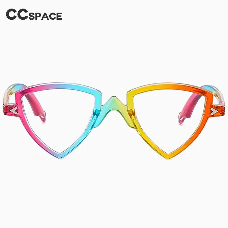 56405 Blue Light Blocking Computer Glasses Women Fashion Tr90 Frame Vintage Irregular Eyewear Anti Eyestrain Eyeglasses