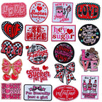 Valentine's Day Emblem Clothing Accessories Badge Sticker Embroidered Embroidery Sticker Iron-on Patches