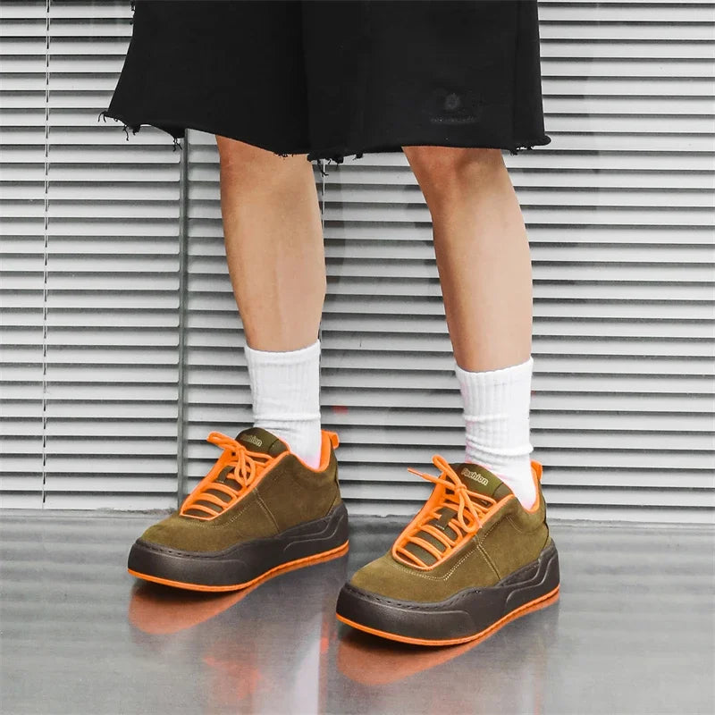 Men's Footwear Trendy Men's Shoes Autumn Winter 2025 New Casual Sporty Versatile Bread Shoes Polyester Sole Comfortable