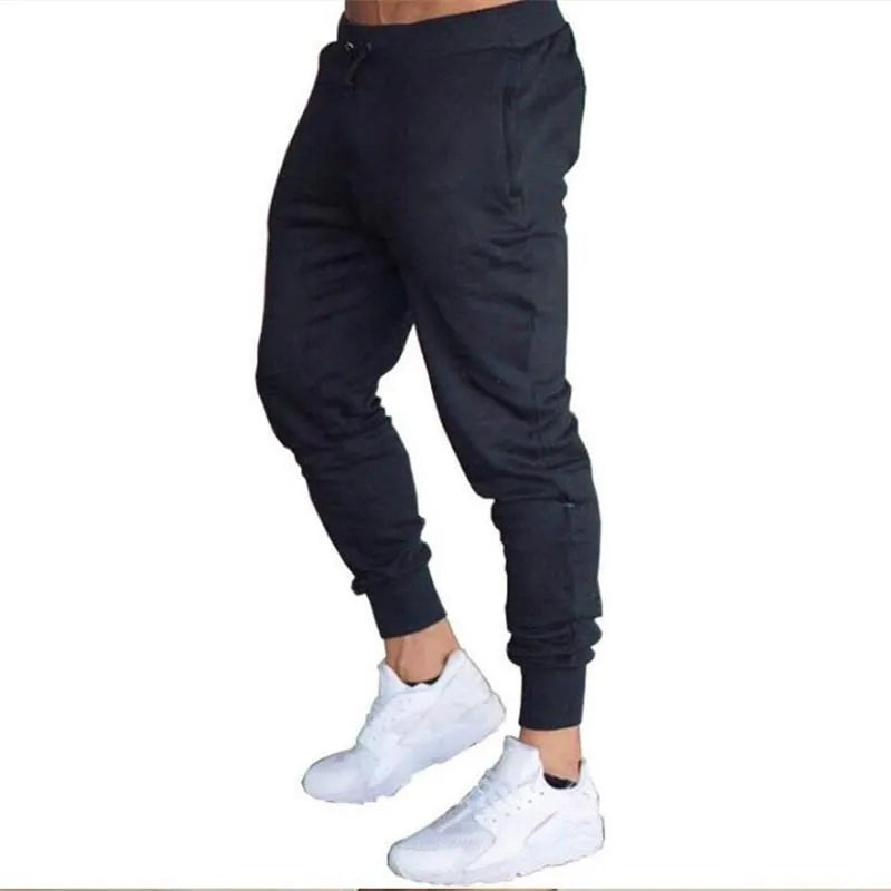 2025 Mens Joggers Casual Pants Fitness Men Sportswear Tracksuit Bottoms Skinny Sweatpants Trousers Black Gyms Jogger Track Pants