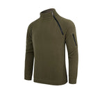 2025 Men Hoodie Autumn Winter Stand Up Collar Hoodie Casual Zipper Outdoor Wear Fashion Men's Clothing Coat