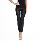 High Waist Leggings Women Sculpting Firm Control Leg Tummy Flat Skinny Slimming Tights Thigh Slimmer Footless Pants Stretchy