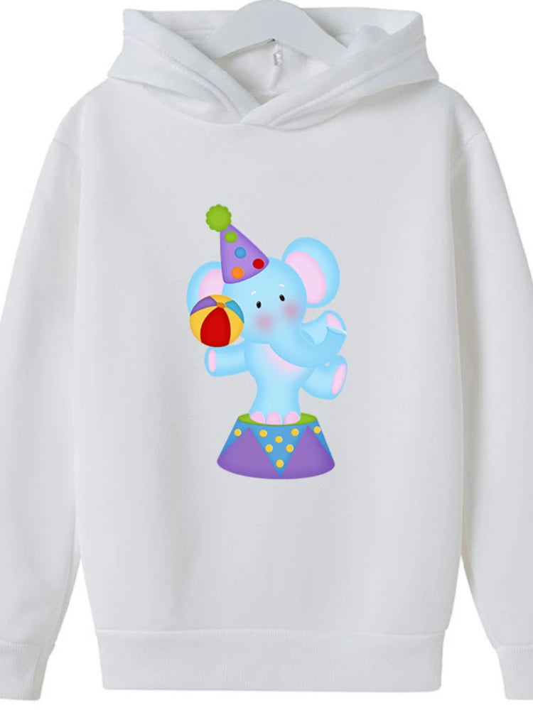 New Children's Hoodie in The Child   Elephant  Print  Version of The Top Baby Foreign Style Coat Sweatshirt  Sweater  Sweaters