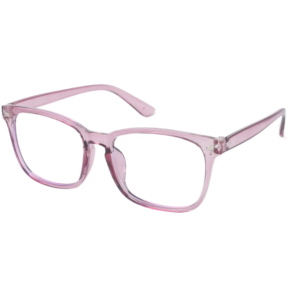 Classical Blue Light Blocking Glasses Square Computer Glasses Nerd Eyeglasses Frame Anti Blue Ray Computer Game Glasses