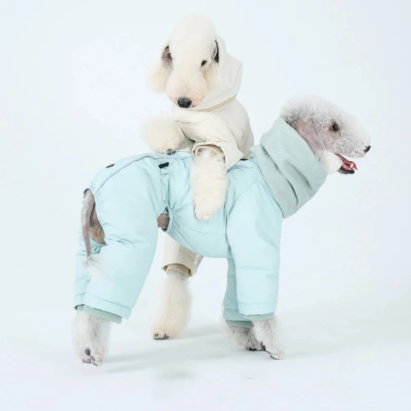 Winter Dog Coats Warm Windproof Jacket Dog Outdoor Four Legged Cotton Costume Suitable for Small and Medium-sized Dogs Goods