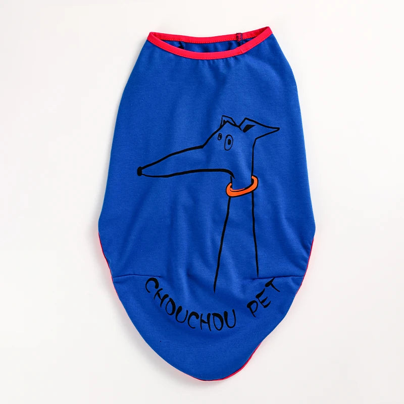 name-branded clothes Breathable Cotton Pet Clothes for Big Dogs, Thin Vest, Cool Cat, Puppy Clothing, Leisure T Shirt, Bichon, Teddy, Summer