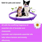 Pet Calming Collar For Cats Dogs Adjustable Anxiety Pheromone Reducing Pet Collar Lasting Natural Calm Relax Soothing Collars