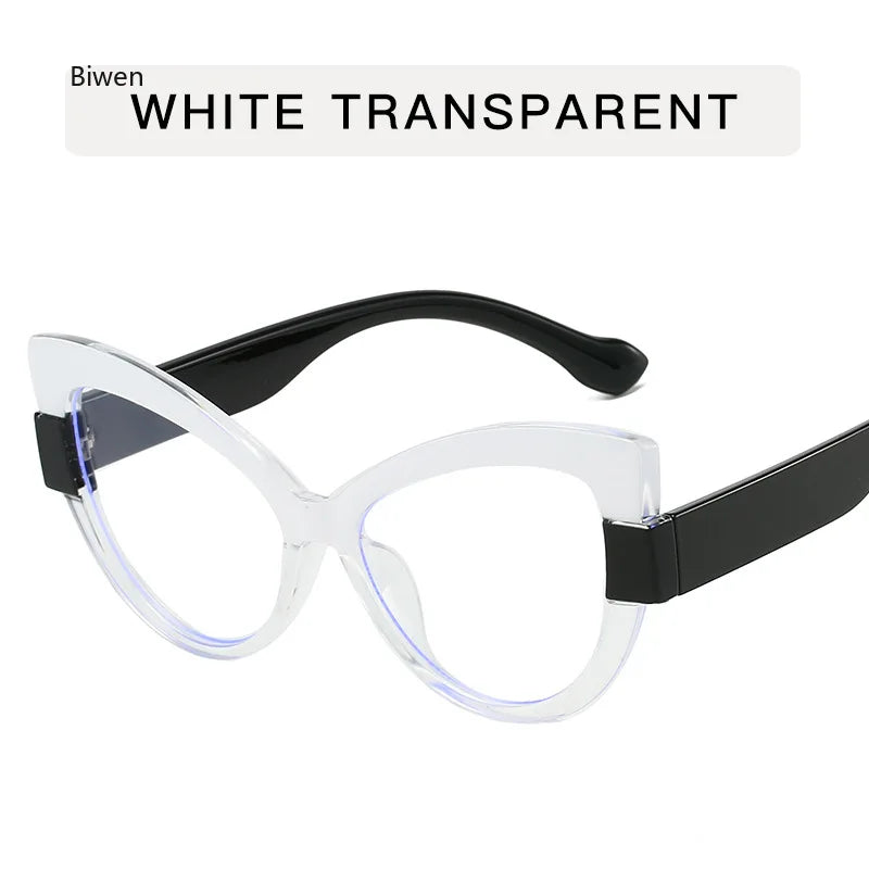 Fashion Brand Glasses Frame Women Computer Myopia Eyewear Frames Tr90 Ultra Light Eyeglasses Ladies Spectacle Frames Latest 2024
