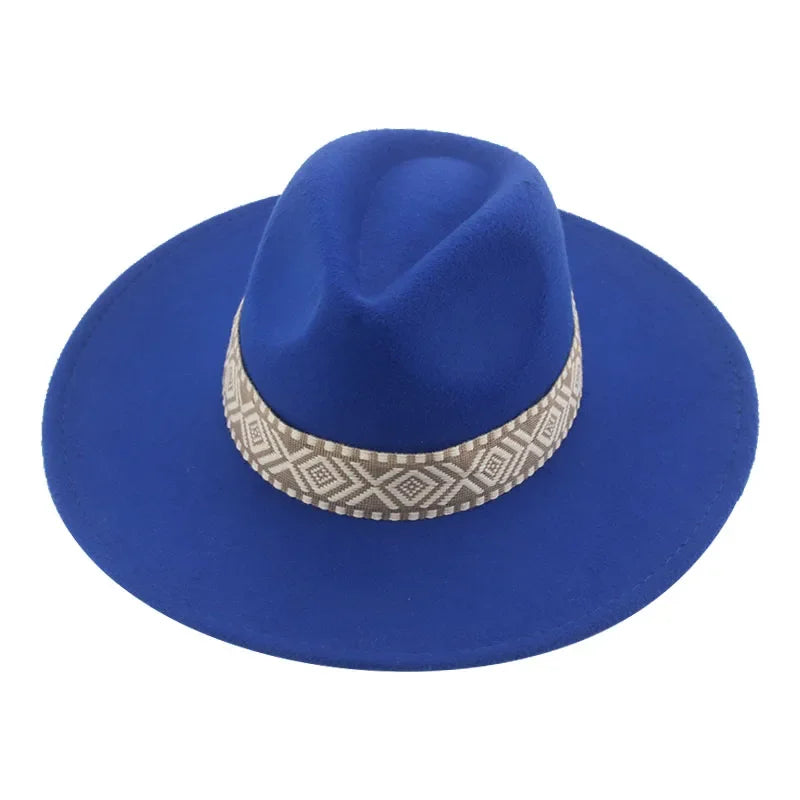 Hat Hats for Women Fedoras Men Caps Male Autumn Winter Solid Winter Hat Casual Band Jazz Caps 60cm Big Size Sombreros De Mujer