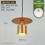 Modern and minimalist bedroom bedside small chandelier Denmark Nordic creative corridor study restaurant bar small chandelier