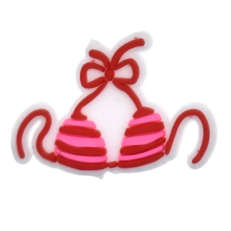 Pink Suitcase Shoe Charms for Crocs Accessories Sandals Men Clogs Pins Women Badges Girls Jeans Kids Decorations Buckle Shoes